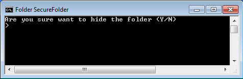 Hide folder