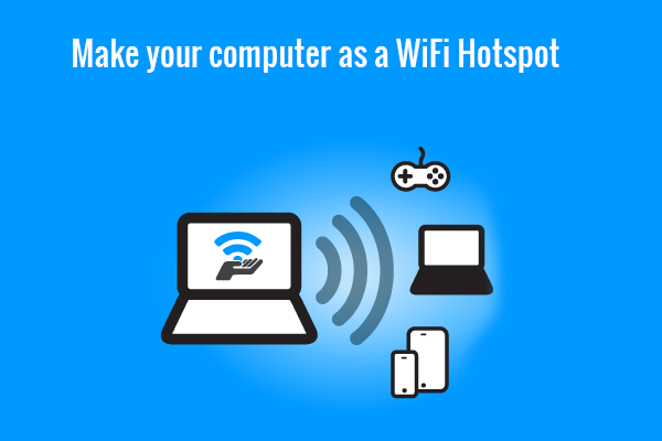 make your computer as a WiFi hotspot