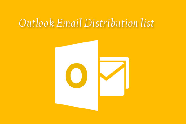 create outlook email distribution list