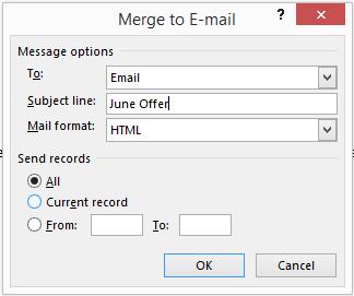 mailmerge send email 